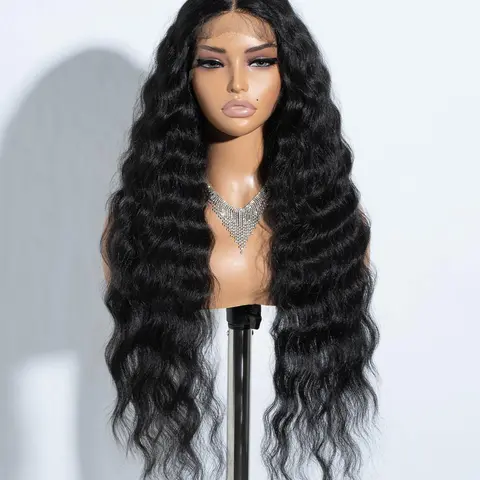 31 Inch Long Hair Curly Wavy Lace Front Synthetic Material Wigs, Glueless for Women, Frontal Wig without Bangs for Cosplay, Striking Hai Anime Wigs for Fall Outfits, Ready To Wear Wig, Curled Wig