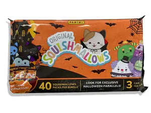 2025 Panini Original Squishmallows Halloween 40-Pack Bundle - 3 Cards per pack. Look for serialized Squishmallow cards