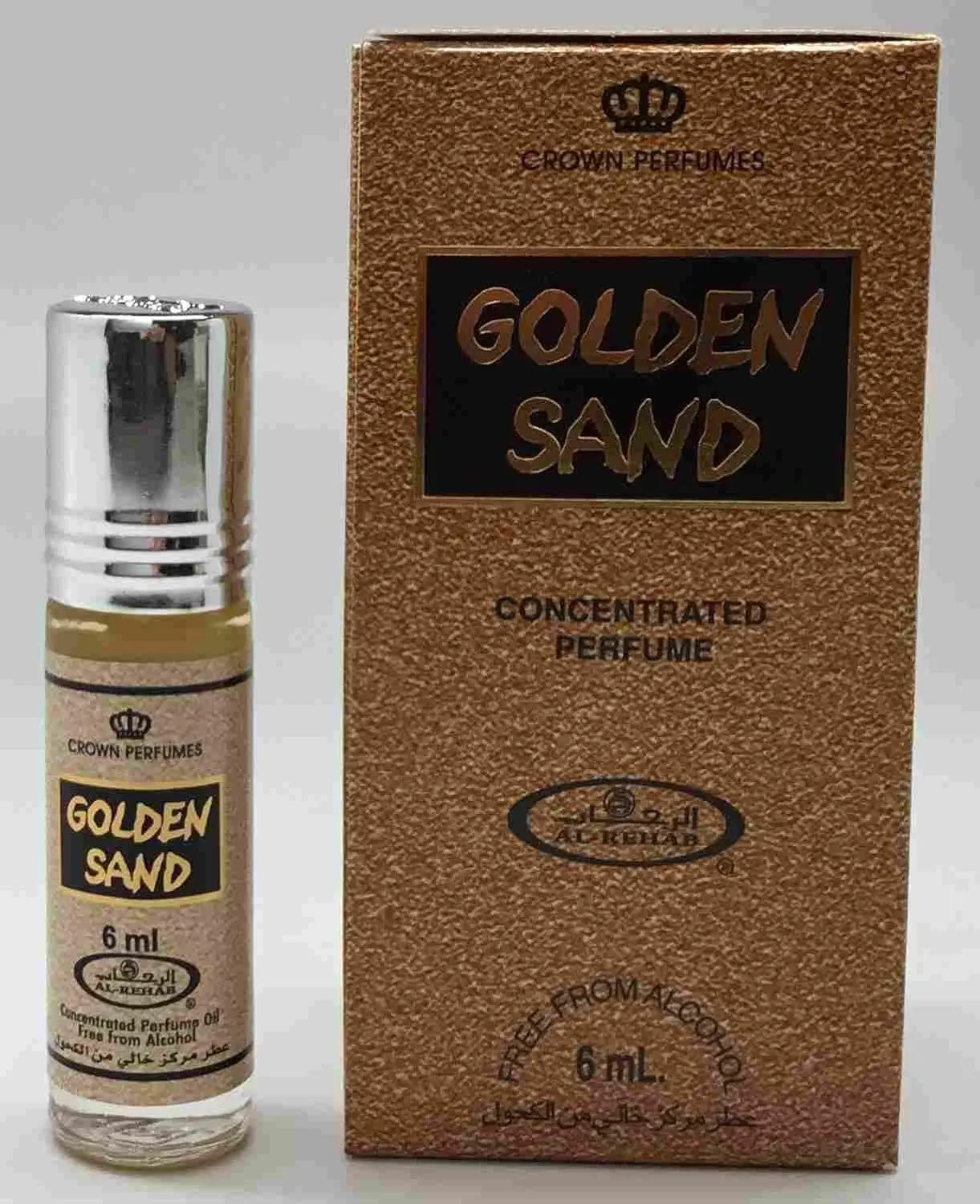 AlRehab Golden Sand 6ml Concentrated Perfume Oil Free from Alcohol by Crown Perfumes