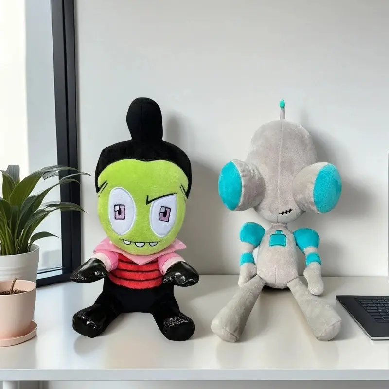 Invader Zim Plush Doll Alien Cartoon Anime Stuffed Toy Collectible Gift