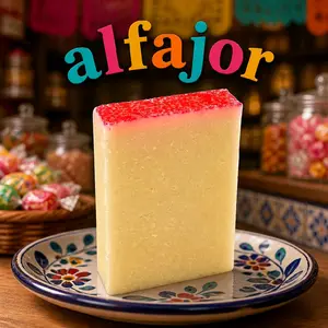 Alfajor Traditional Typical Sweet Coconut Alf Major 2 oz.
