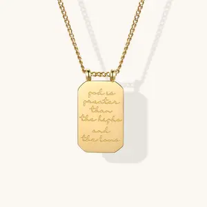 God Is Greater Than The Highs And The Lows - Necklace