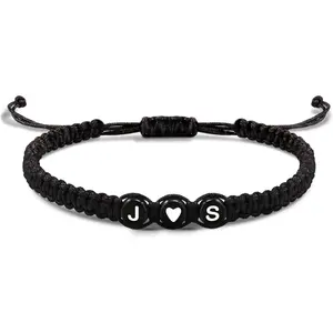 Initial Bracelets for Women Men's Bracelets Gifts for Girlfriend Boyfriend Letter Bracelets I Love You Gifts for Her Him Best Friend Birthday Gift Christmas Jewelry