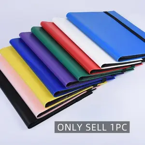 4 Pockets Trading Card Binder, 1 Count 20 Pages Holding 160 Cards, Side Loading Card Book for Soccer Basketball Cards, Sports Hockey Card Collector Side, Funny Gift, Trading Card Album