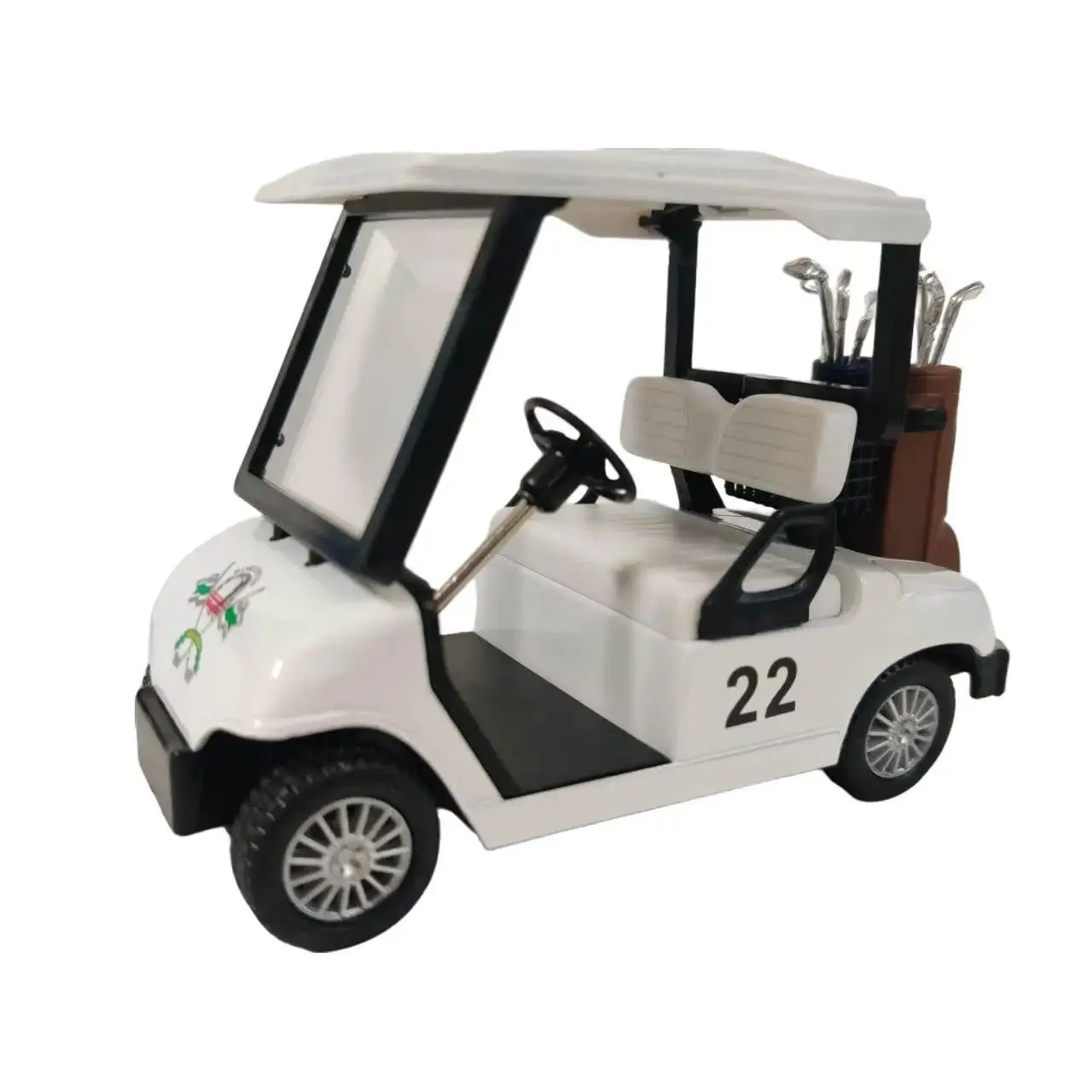 KINSFUN 5 INCHES GOLF CART FOR COLLECTION OR PLAY