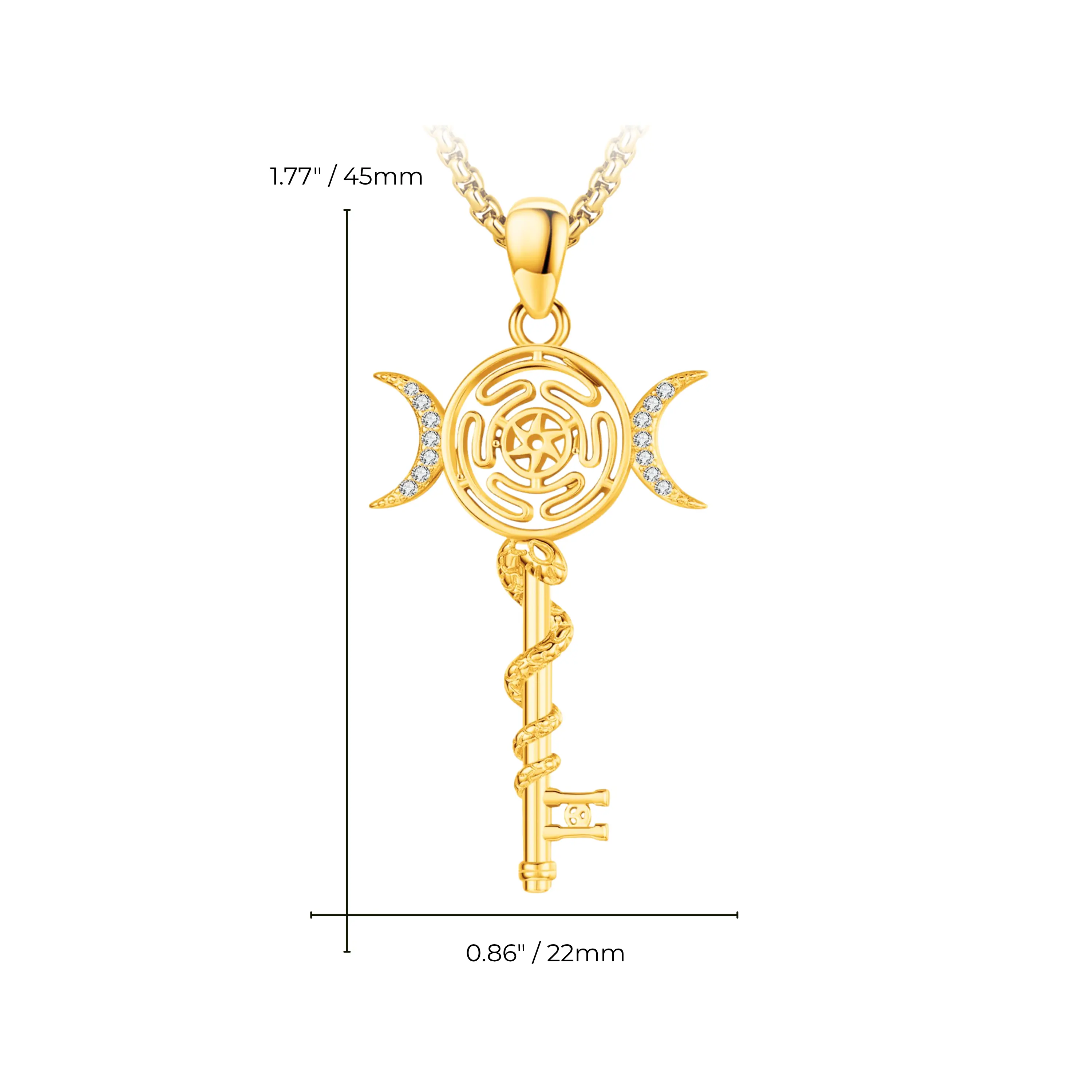 Gold-Plated Hecate's Key