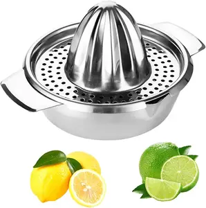 Stainless Steel Citrus Orange Juicer Lemon Lime Fruit Hand Squeezer Kitchen Tool Utensils Handles