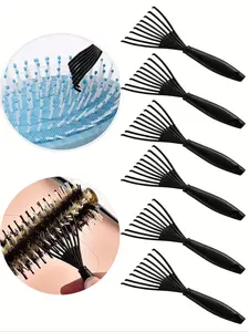 6pcs/set Hair Comb Cleaning Brush, Hair Comb Cleaner, Hair Comb Hair Cleaning Tools, Hair Comb Cleaning Brush for Hair Styling, Hair Salon Tools and Accessories