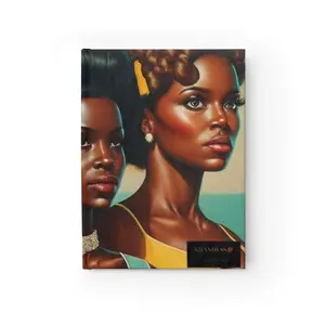 Ruled Line Journal - 128 Pages Hardcover with 64 Sheets, 90 gsm, Full Wraparound Print, Casewrap Binding