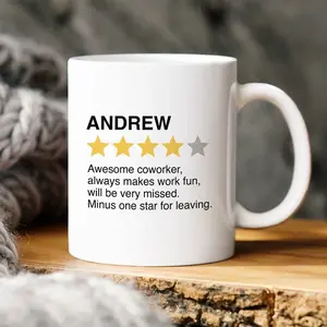 Coworker Leaving Gift, Funny Coworker mug for Work Best Friend, Coworker Going Away Farewell gift, Emotional Support Coworker goodbye mug