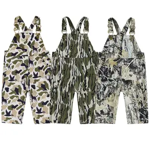 Kids Infant Baby Boy Girl Camouflage Deer Mallard Duck Print Overalls Toddler Hunting Jumpsuit Sleeveless Suspender Pants Unisex Baby Overalls Jumpsuit