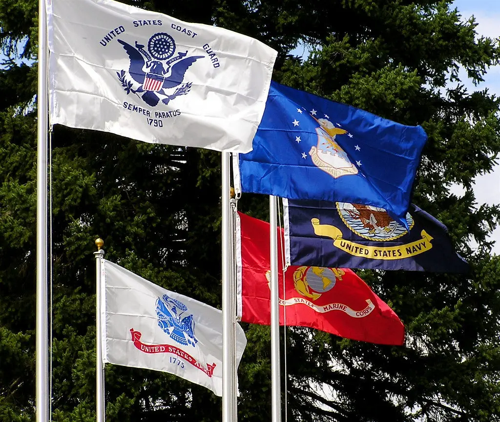 US Military Poly Flags 3x5 ft  - Choose Branch