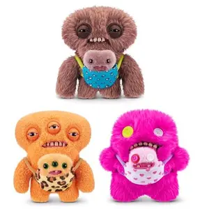 US Stock | ZURU Fuggler - Mini Rascals  - 9 Inch - Funny Ugly Monster Pulsh Toy - Mini Rascals Collectible
