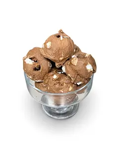 Tahoe Treats Freeze Dried Ice Cream Scoops - Rocky Road 3 oz Bag, Crispy but Airy Snack, Resealable Mylar Bag