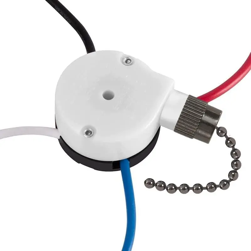 Ceiling Fan Switch 3 Speed 4 wire Replace Accessories,Compatible With Hunter Fan, Black