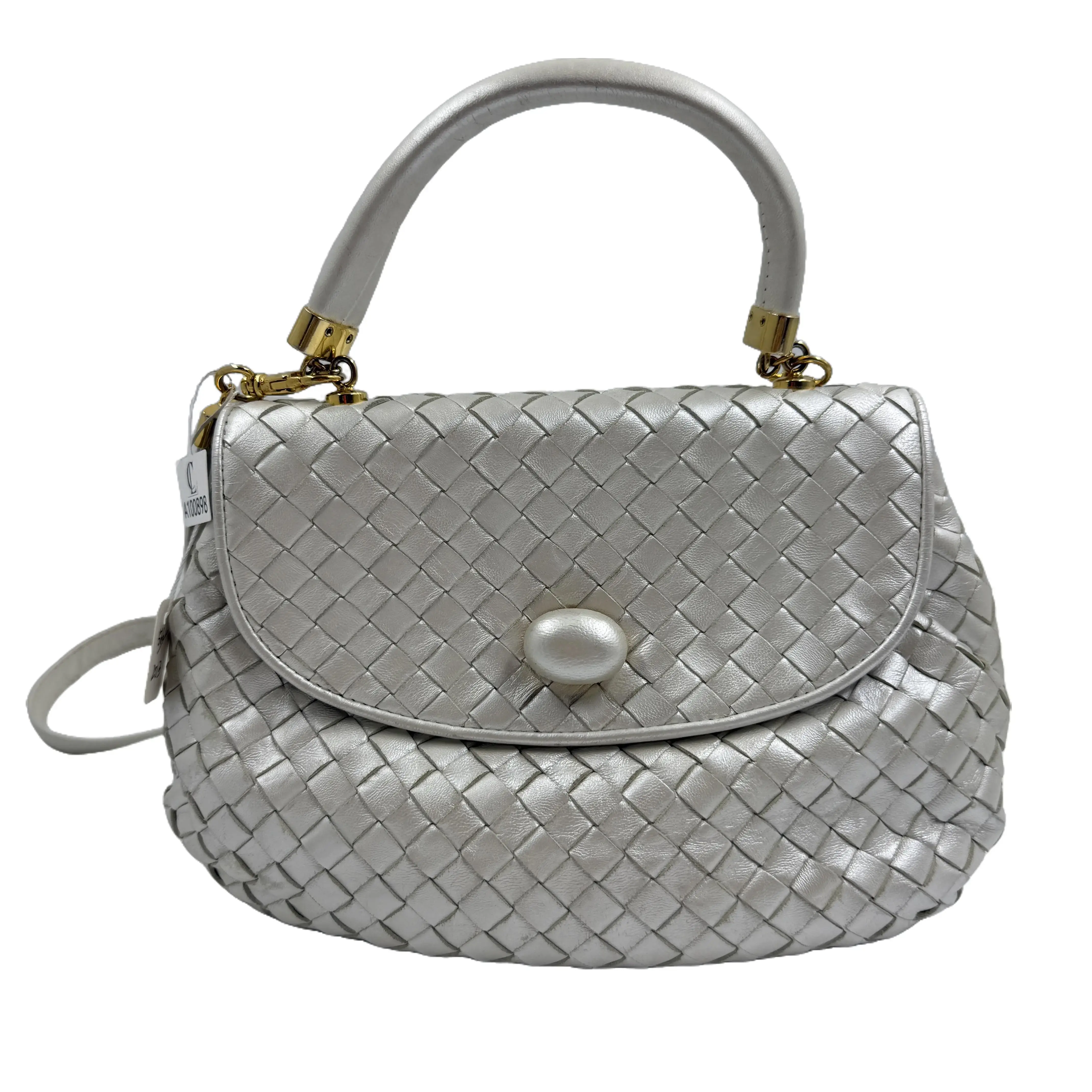 Pre-owned BOTTEGA VENETA BV A100898 Leather Bag Elegant Shoulder Purse, Stylish Evening Handbag for Luggage & Bags Collection