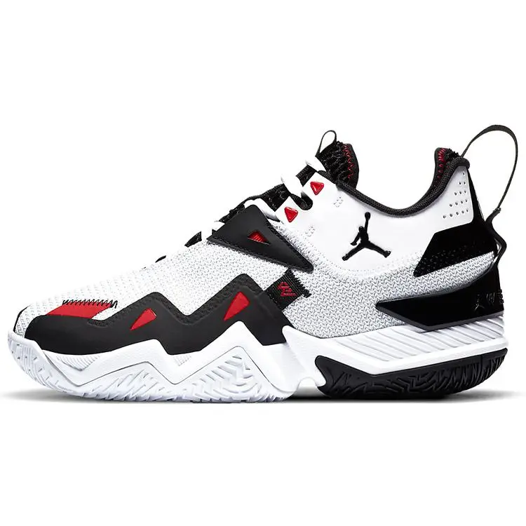 Jordan Westbrook One Take Black Toe Retro Cushioned Durable Mid Top Basketball Shoes Men's CJ0781-101