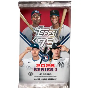 2026 Topps Series 1 Baseball Jumbo Hobby Pack (40 Cards)