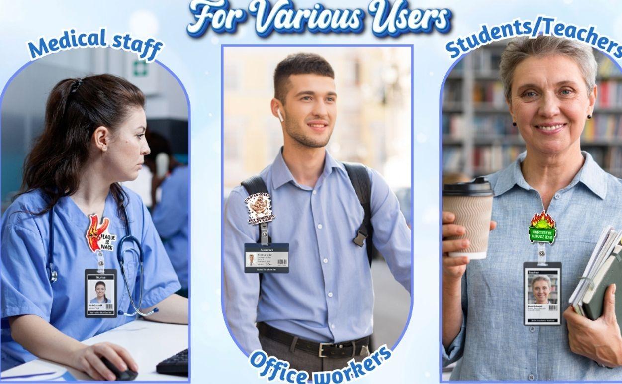 "Pickles Are Great Until You're In One" Badge Reel | Funny Pickle Saying Gift for Nurse, RN, CNA | Retractable Medical ID Holder. "Pickles Are Great Until You're In One" Badge Reel | Funny Pickle Saying Gift for Nurse, RN, CNA | Retractable Medical ID Holder.