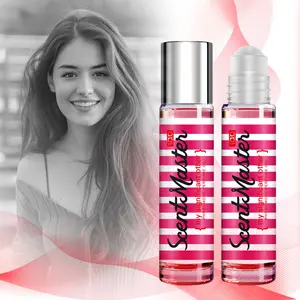 Fragrantshare Fragrance Sharing 0.34 fl oz (10 ml) Pheromone-Infused Roll-On Cologne: Long-lasting floral notes—perfect for romantic dates, travel, and gifting. Alcohol-free formula for on-the-go convenience.