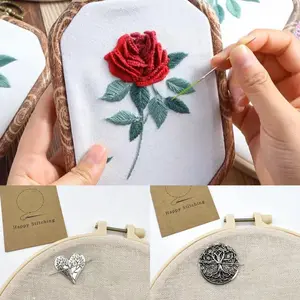 Life Tree Needle Holder Magnet, Mother's Day Gift, Handmade Enthusiasts Special Gift, Basket Filler, Sewing Tool Accessory