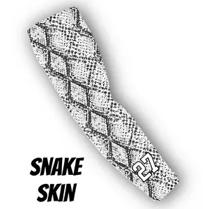 Snake Skin Print Arm Sleeve + Custom Number Baseball Football Basketball