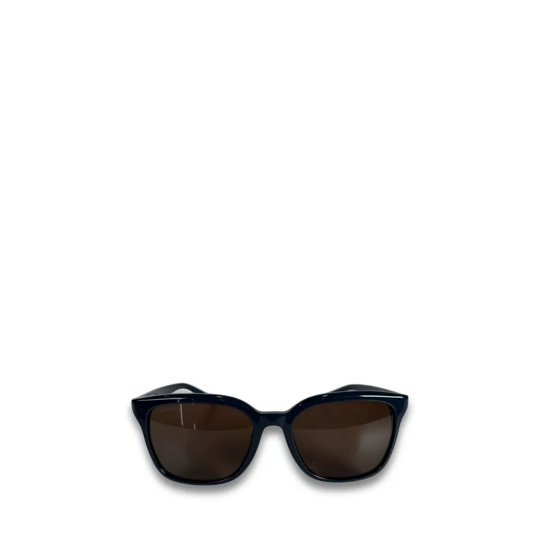 Pre-owned Gucci Navy Square Sunglasses