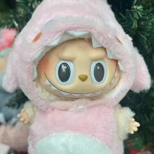 #87 (DOLL NOT INCLUDED)Popmart Labubu Christmas Theme Doll Clothes Gift  Fit for Exciting Macaron Big Into Energy Have a Seat Festive Touch for Doll Enthusiasts