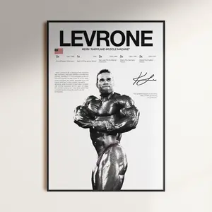 Kevin Levrone Poster, Bodybuilding Wall Print, Mr Olympia Poster, Bodybuilder Digital Print, Gym Fitness Motivation Decor Gift, Gym Art