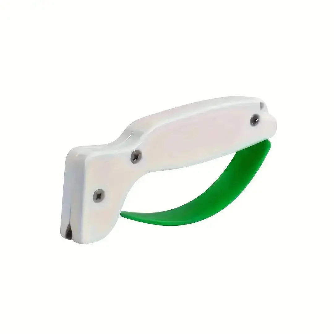 PVC Synthetic Compact Manual Knife Sharpener - 1-Piece Tool with Blade Sharpening Sleeve for Pocket Knives, Axes, One-Piece