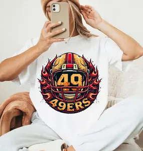 Vintage San Francisco 49ers Football Shirt, Game Day Gift