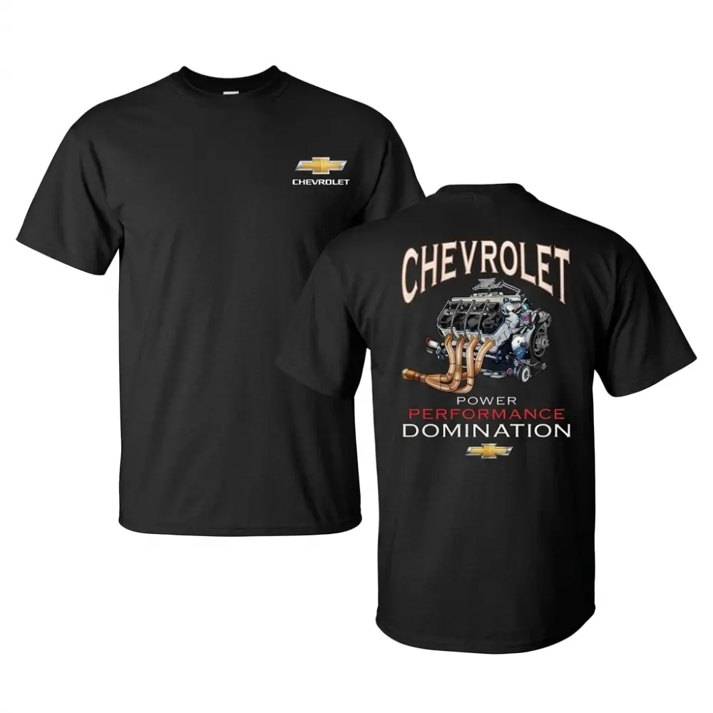 Chevrolet Performance T-Shirt, V8 Engine Graphic Tee, Muscle Car Enthusiast Shirt, High Performance Racing Apparel for Chevy Fans, Gift for Mechanics and Automotive Lovers