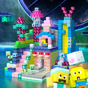 GobiDex Fantasy Lab Theme 200PCS Magnetic Building Blocks, Game-Based STEM Creative Toys, Upgrated 0.8 Inch Portable Travel-Friendly Toys for Kids Ages 3-12