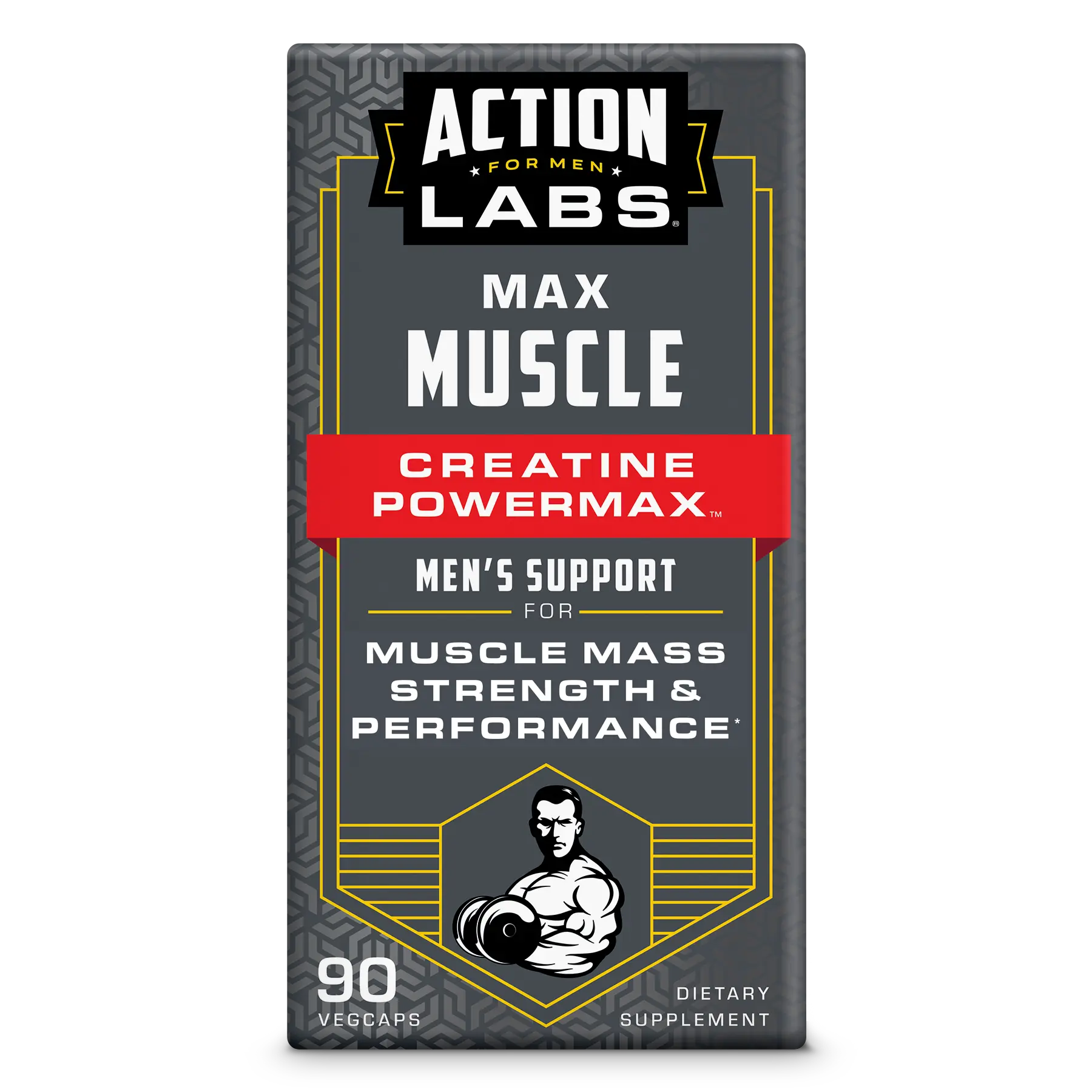 ACTION LABS Creatine PowerMax - Max Muscle Support Health, Nutrition & Wellness Supplement