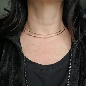 neckwire, choker, wire necklace