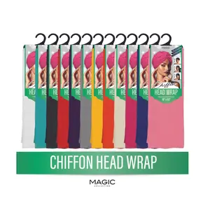 MAGIC COLLECTION - Chiffon Head Wrap (12 COLORS)