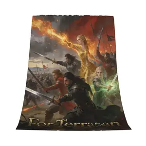 PAUSEBOLL Fire Heart Glass Throne Blanket Soft Warm Home Cozy Home Decor, Perfect For Couch, Bed, Lliving room, Reading nook - The Best Companion For Reading Fantasy Novels, Watching Movies, Napping