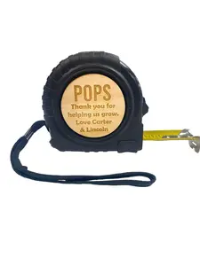 Gift For Dad, Custom Engraved Tape Measure, Personalized Gifts for Men, Step Dad or Bonus Dad Gift, Carpenter Gift, Christmas Gift
