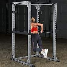 Body-Solid (GPR370) Multi-Press Rack - Strength Training Station for Home Gym - Adjustable Squat and Press Stand with High Tensile Steel Frame