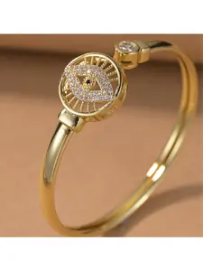 Cross-border best-selling, luxury and fashionable Evil Eye bracelets in multiple colors, adjustable open design, 18K jewelry