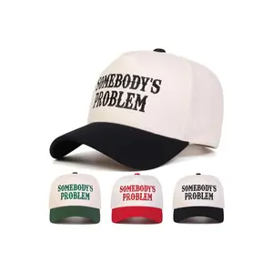 Embroidered Letter Trucker Snapback Dad Hat, Custom Embroidered Hat - 1-Size-Fit-All Adjustable, Sun-Protective Unisex Sports & Outdoor Headwear for Daily Use (Multiple Colors), Dad Hats