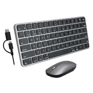 Dual Mode Wireless Keyboard and Mouse Combo for Mac - Space Gray