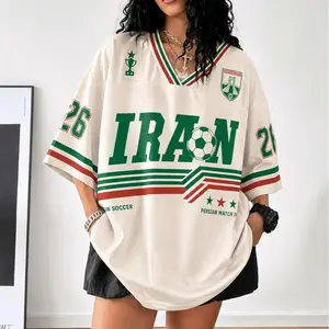 Iran Soccer Jersey, Retro Team Melli Shirt, Custom Name Number Jersey, Iranian Football Fan Gift, Persian Match Tee