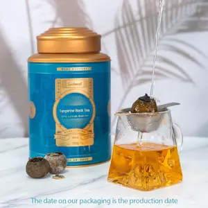 Tangerine Black Tea 250g/tin 15-20pcs 1 Tea Ball Can Make 400oz Tea