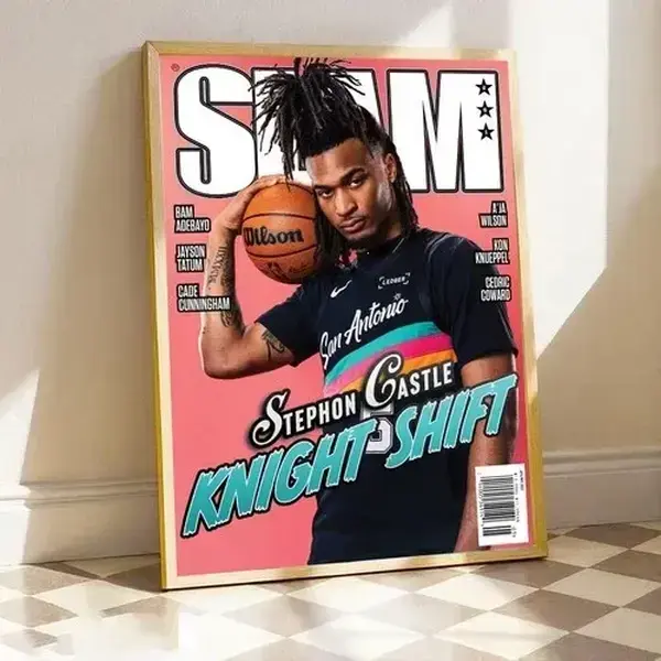 Knight Shift 261 Stephon Castle Team San Antonio Spurs Magazine Poster