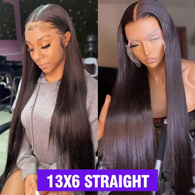 13x6 straight wig