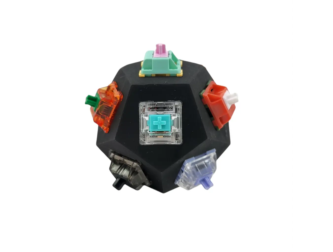 Dodecagon Deluxe 12 x Mechanical Switch Fidget Toy