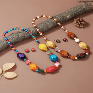 2026 Korean-Style Bold Sweater Chain, Ethnic Boho Statement Necklace for Anniversary, Fashion Accessory Necklaces