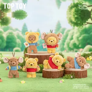 【TOPTOY】 Winnie the Pooh & Roo Forever friends Series Plush Blind Box,Perfect Thanksgiving Gift,Unique HolidayHome & Office Decorations weighted stuffed animals