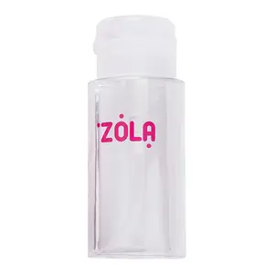 ZOLA - Plastic Liquid Container with Pump Dispenser (Transparent)